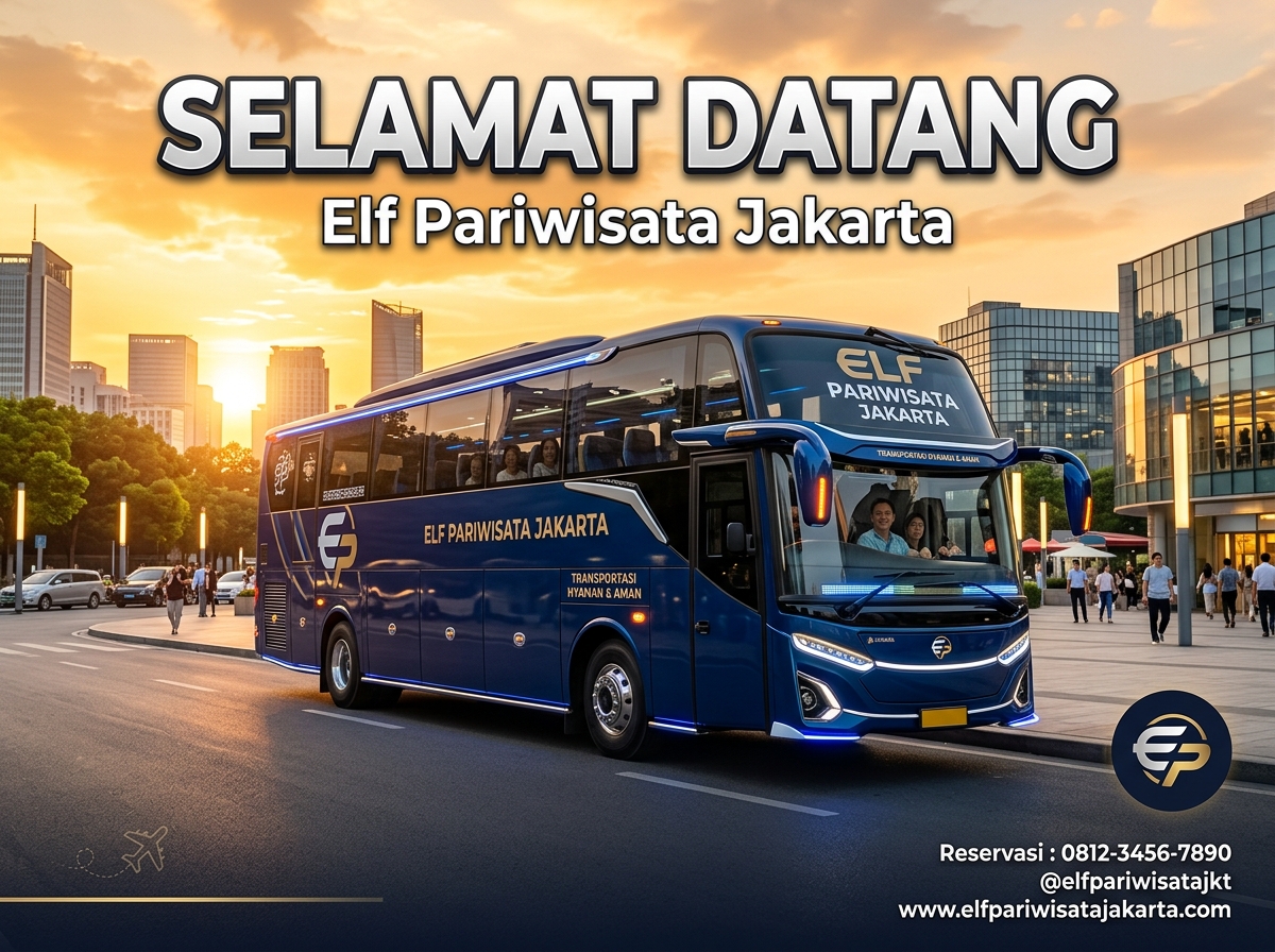 Selamat Datang di Elf Pariwisata Jakarta! Sewa ELF, Hiace & Bus Pariwisata siap antar perjalanan Anda dengan nyaman dan aman.